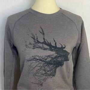 THE NORTH FACE DEER GRAPHIC SWEATSHIRT